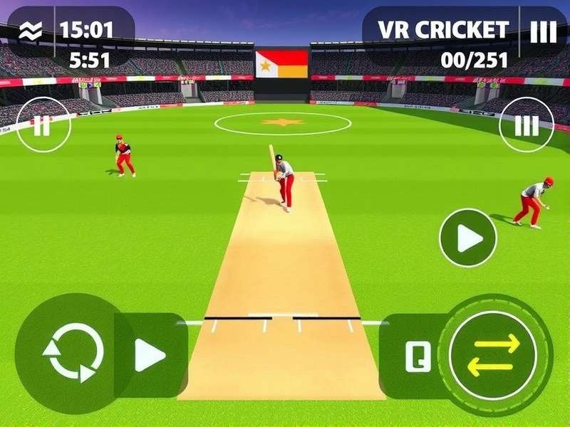 VR Cricket Ace Gameplay Screenshot
